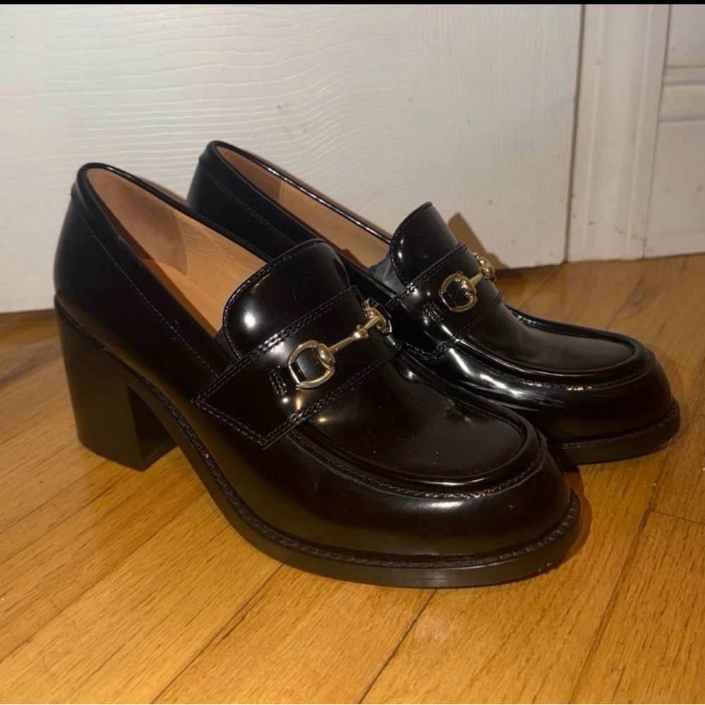 Thursday Boot Co High Heel Penny loafers w horsebit - Picture 5 of 12
